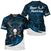 Maxcorners Personalized Deer Hunting Shirts Custom Camouflage Style Trendy Hunters Clothing For Men And Women | Blue LM2608
