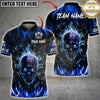 Maxcorners Darts Flaming Skull And Dartboard Red Fire Multicolor Customized Name, Team Name 3D Shirts