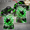 Maxcorners Bowling Purple Strike Explosion Bowling Ball Multicolor Customized Name, Team Name 3D Shirts