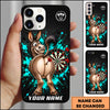 Maxcorners Darts Donkey & Dartboard Graffiti Graphic Multicolor Customized Name 3D Phone Case