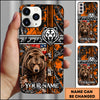 Maxcorners Hunting American Flag Sunset Forest 3D Phone Case