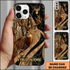 Maxcorners  Hunting Woodland Camo Personalized Name 3D Phone Case