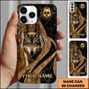Maxcorners  Hunting Woodland Camo Personalized Name 3D Phone Case