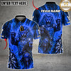 Maxcorners Darts Fiery Lion Warrior Multicolor Customized Name, Team Name 3D Shirts