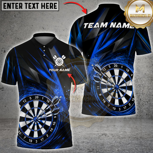 Maxcorners Darts Dynamic Energy Burst Multicolor Customized Name, Team Name 3D Shirts