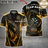 Maxcorners Darts Patriotic Dragon Dart Player Multicolor Customized Name, Team Name 3D Shirts
