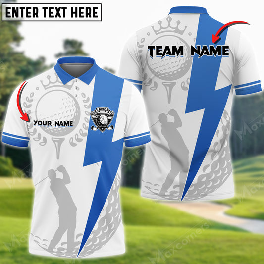 Max Corner Customized Name Flash Golf Multicolor Sport Jersey Pattern Custom 3D Polo Shirt