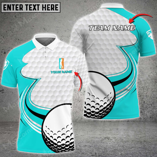 Max Corner Customized Name Drift Line Golf Ball Skin Multicolor Sport Jersey Pattern Custom 3D Polo Shirt