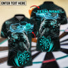 Maxcorners Darts Tiger Lightning Jersey Multicolor Options Personalized Name, Team Name Unisex 3D Shirt