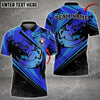 Maxcorners Golf Sport Jersey Smoke Pattern Customized Name And Team Name 3D Shirt