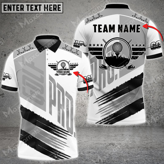 Max Corner Customized Name Pro Player Golf Ball Line Multicolor Sport Jersey Pattern Custom 3D Polo Shirt