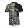 Maxcorners Fish Reaper Fishing Men 3D Polo