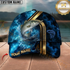 Maxcorners Blue Water Explosion Graphic Custom Name Fishing Cap