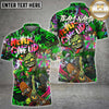 Maxcorners Zombie Skateboard Shirt Graffiti Neon Dartboard Design Multi Options Personalized Name, Team Name Unisex 3D Shirt (4 Colors)