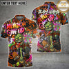 Maxcorners Zombie Skateboard Shirt Graffiti Neon Dartboard Design Multi Options Personalized Name, Team Name Unisex 3D Shirt (4 Colors)