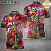 Maxcorners Zombie Skateboard Shirt Graffiti Neon Dartboard Design Multi Options Personalized Name, Team Name Unisex 3D Shirt (4 Colors)