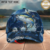 Maxcorners Rainbow Trout Blue Scale Texture Multicolor Options Personalized Name (12 Fish Species)