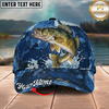 Maxcorners Fishing Cap Dynamic Water Splash Artwork Multicolor Options Personalized Name