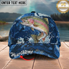 Maxcorners Fishing Cap Dynamic Water Splash Artwork Multicolor Options Personalized Name