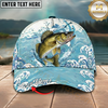 Maxcorners Fishing Cap Tropical Mahi-Mahi Wave Design Multicolor Options Personalized Name (12 Fish Species)