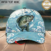 Maxcorners Fishing Cap Tropical Mahi-Mahi Wave Design Multicolor Options Personalized Name (12 Fish Species)