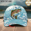 Maxcorners Fishing Cap Tropical Mahi-Mahi Wave Design Multicolor Options Personalized Name (12 Fish Species)