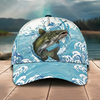 Maxcorners Fishing Cap Tropical Mahi-Mahi Wave Design Multicolor Options Personalized Name (12 Fish Species)