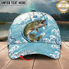 Maxcorners Fishing Cap Tropical Mahi-Mahi Wave Design Multicolor Options Personalized Name (12 Fish Species)