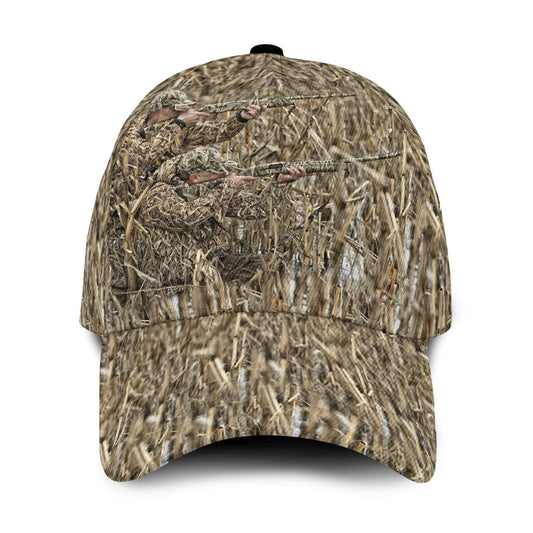 Maxcorners 3D All Over Print Baseball Cap Mallard Duck Hunting Classic Cap LM0402