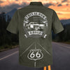 Maxcorners Personalized Route 66 100 Years Classic Car Hawaiian Shirt - Custom Photo Car Aloha Shirts