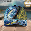 Maxcorners Fishing Ocean Wave Personalized 3D Cap (12 Breeds)
