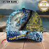 Maxcorners Fishing Ocean Wave Personalized 3D Cap (12 Breeds)