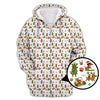 Maxcorners Christmas Golf Shirt, Funny Dachshund Golf Shirt, Pattern Golf Shirt For Men
