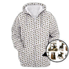 Maxcorners Doberman Pattern Golf Polos, Dog Golf Shirt For Golfers, Crazy Golf Shirts