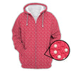Maxcorners Pink Golf Shirt, Breast Cancer Golf Shirt For Golfer, Pattern Golf Shirt