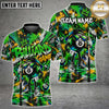 Maxcorners Billiards 8 Ball Cool Cartoon Character Sunglasses Hip Hop Graffiti Splatter Multi Options Personalized Name, Team Name Unisex 3D Shirt (4 Colors)