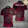 Maxcorners Darts Pink Spider Web Spooky Gothic Castle Multi Options Personalized Name, Team Name Unisex 3D Shirt (7 Colors)
