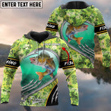 Maxcorners Customize Name Fishing Walleye 3D Shirts