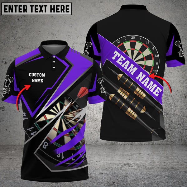 Maxcorners Darts For Team Design Multicolor Option Personalized Name 3D Shirt