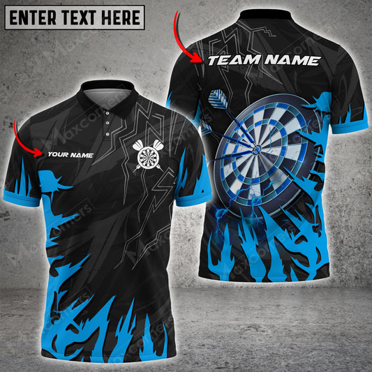 Maxcorners Darts Personalized Name, Team Name Unisex 3D Shirt ( More Color Options )