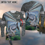 Maxcorners Catfish Fishing Cool Customize Name 3D Shirts