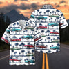 Maxcorners Personalized Car 1950s Classic Car Palm Tree Hawaiian Shirt, Custom Photo Car Aloha Shirts (Up to 5 photos)
