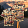 Maxcorners Personalized Car Route 66 Classic Chevelle SS Hawaiian Shirt - Custom Photo Car Aloha Shirts