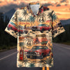 Maxcorners Personalized Car Route 66 Classic Chevelle SS Hawaiian Shirt - Custom Photo Car Aloha Shirts