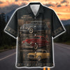 Maxcorners American Chrome Legends Car - Personalized Car Hawaiian Shirt - Custom Photo Car Aloha Shirts