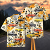 Maxcorners Personalized 1950s Chevy Bel Air Autumn Leaf Car Hawaiian Shirt, Custom Photo Car Aloha Shirts (Up to 5 photos)