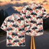 Maxcorners Personalized "Retro Hot Rod And Floral" Hawaiian Shirt, Custom Photo Car Aloha Shirts