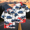 Maxcorners Personalized Ford Mustang Racing Splash Hawaiian Shirt, Custom Photo Car Aloha Shirts