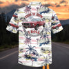 Maxcorners This Is How I Roll - Red Ford Mustang Personalized Car Hawaiian Shirt - Car Hawaiian Shirt, Custom Photo Car Aloha Shirts (Up to 5 photos)
