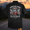 Maxcorners Personalized American Legend Route 66 Hot Rod Hawaiian Shirt - Custom Photo Car Aloha Shirts